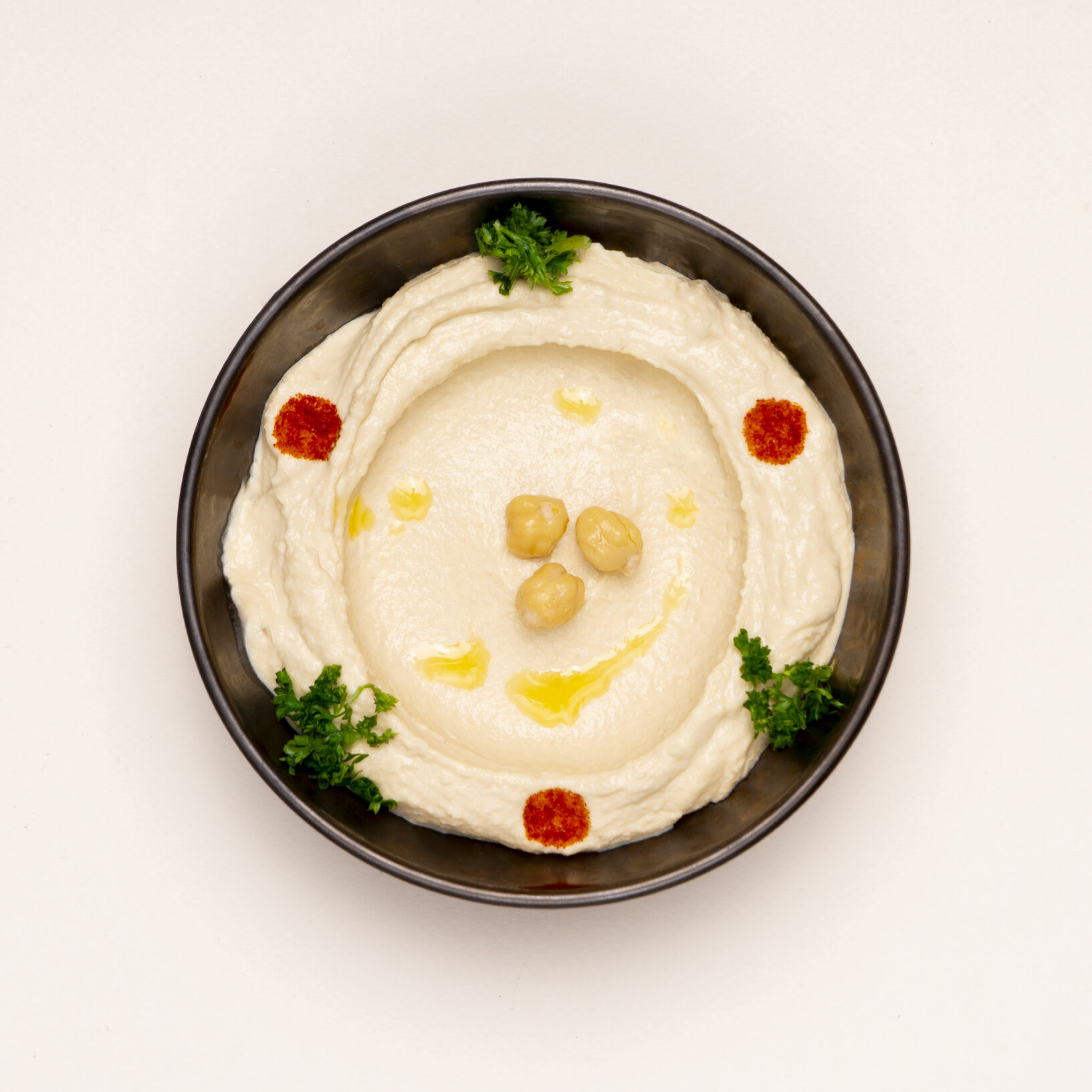 mezzes houmous : puree de pois chiche