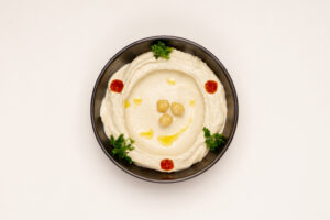 mezzes houmous : puree de pois chiche